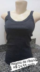 Kit 2 Regatas Feminina Tam.m