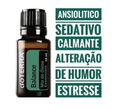 leo Essencial Doterra Balance 15 Ml Original