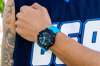 Relgio G-shock Ga2200 Azul Novo