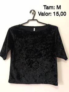 Cropped Veludo
