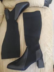 Bota Cano Alto, Tipo Meia/malha.