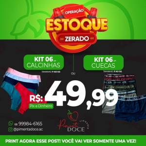 Para Acabar O Estoque Cuecas E C@lcinha