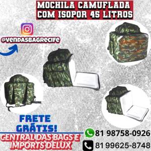 Bolsa Bag Novas Camuflada Com Isopor Enviamos