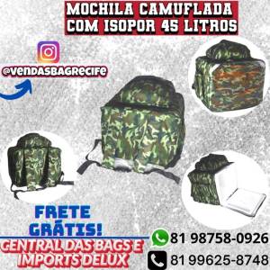 Bolsa Bag Novas Camuflada