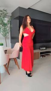 Vestido Longo Vermelho