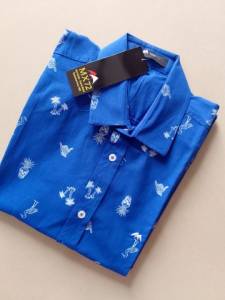 Camisa Estampada Masculina P Adulto