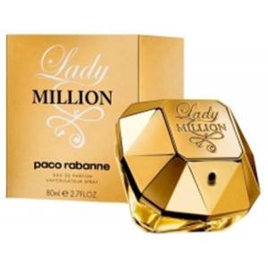 Perfume Feminino Lady Million 80ml Edp Paco Rabanne Original