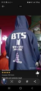 Moletom Bts