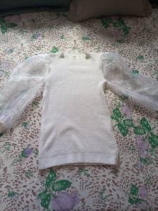 Blusa De Tric Com Manga Bufante