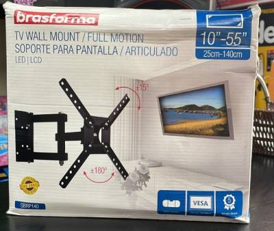 Suporte Tv Brasforma  Articulado 25 A 140cm At 55 Polegadas