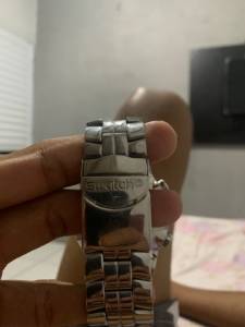 Swatch Srie Prata Cara Branca
