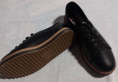 Tnis Feminino Conforto Flatform Preto Beira Rio