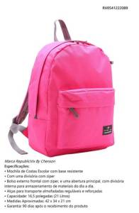 Mochila E Bolsas