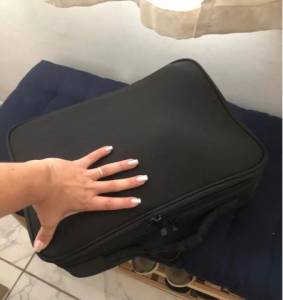 Maleta Mochila De Maquiagem Profissional