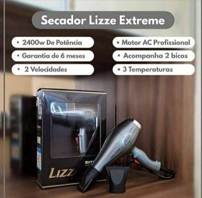 Secador 2400 Watts  Lizze Extreme Profissional