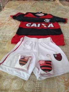 conjuntos De Times ( Camisa E Short )infantil + Chaveiro[ Brinde ]!