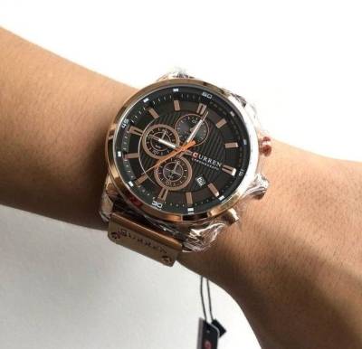 Relgio Curren 8291 Analgico Premium Marrom