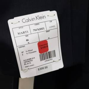 Blazer Calvin Klein Original Size 46(us) Importado Slim Fit