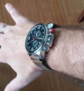 Relgio Masculino Original Pulseiras De Couro Curren