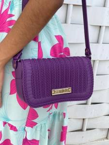 Bolsa Roxa Linda