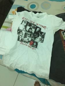 Trs Camisas Unissex 25,00 / Naruto, Jurrassic Park E Rolling Stones