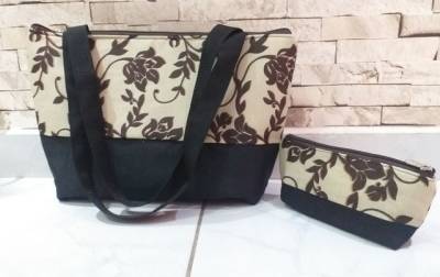 Bolsa Feminina Mdia + Bolsinha Ncessaire Porta Utenslio