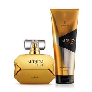 Kit Aurien Gold Colnia Desodorante + Loo Iluminadora