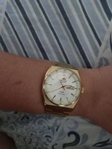 Relgio Orient Automtico Dourado