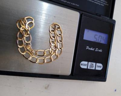 Pulseira De Ouro Masculina 504 Gramas