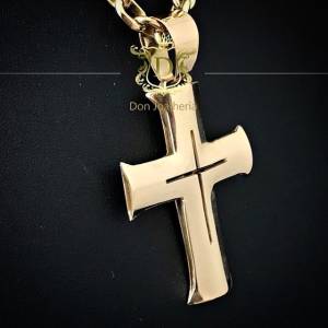 Crucifixo Em Ouro 18k 12 Gramas