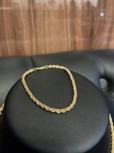 Conjunto Em Ouro 18k 14,4 Gramas