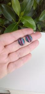 Brinco Da Moda Strass Colorido