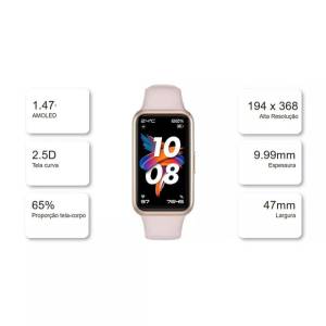 Smartwatch Huawei Band 7, Monitoramento Spo2 , 14 Dias De Bateria
