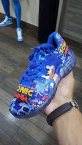 Tnis Infantil  Novo Personalizado  Sonic