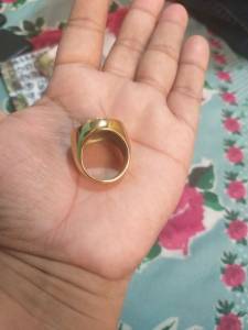 Anel Da Medusa Masculino Prata Italiana 18 K