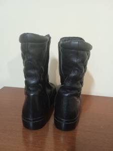 Bota De Couro Motoqueiro