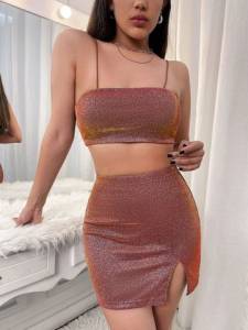 Conjunto Brilhaaaaa Muitoooo P Ou M