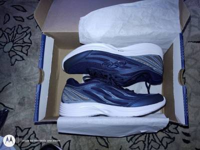 Par De Tnis Masculino Olympikus Starter Azul E Branco Original.