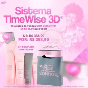 Kit Timewise 3d Da Mary Kay Emm Promoo