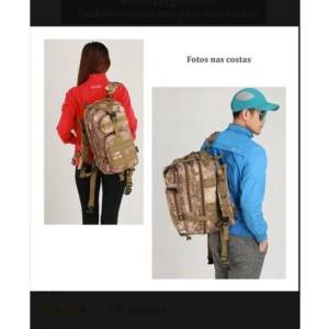 Mochila Ttica Reforado Camuflada 30 Litro