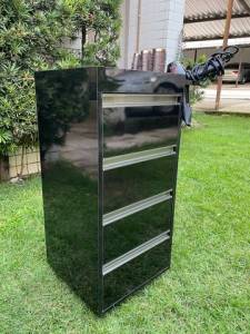 Carrinho Auxiliar Premium Preto Laminado