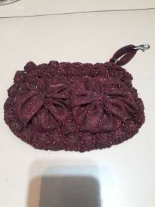 Bolsinha Vermelha Com Zper