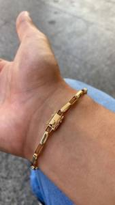 Pulseira Em Ouro 18k750