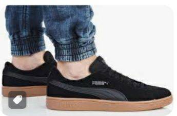 Tnis Puma Smash Preto. T40/9.5 Us.
