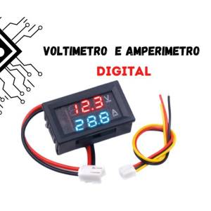 Voltmetro E Ampermetro Digital