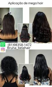 Aplicao De Mega Hair