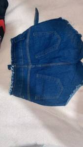 Short Jeans Com Lacinho