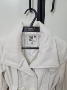 Casaco De L Offwhite Tamanho P