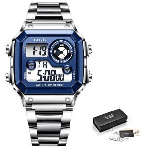 Relgio Masculino Lige - Original - Resistncia 3atm - Crongrafo - Produto Novo