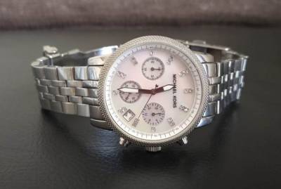 Relgio De Pulso Prateado Michael Kors